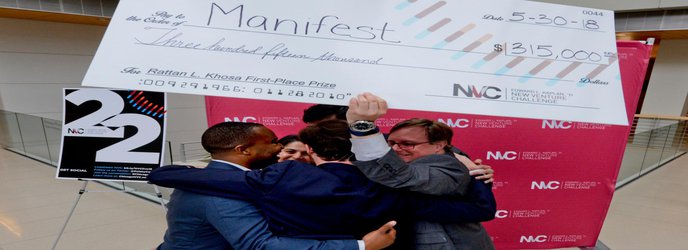 Manifest wins first place in New Venture Challenge