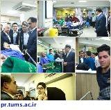 بازدید شبانه وزیر بهداشت و رئیس دانشگاه از سه بیمارستان امام خمینی (ره)، امیراعلم و بهارلو