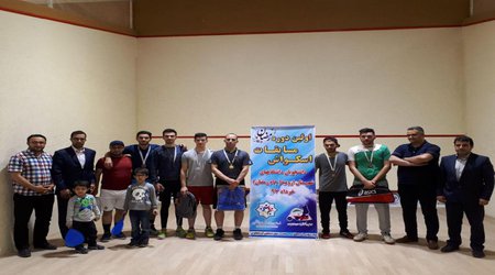 اولین دوره مسابقات اسکواش دانشجویان (جام رمضان) برگزار شد