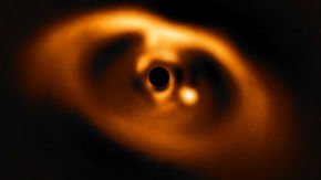 In a first, astronomers witness the birth of a planet from gas and dust