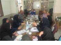 جلسه مسئولین واحدهای ستادی در مرکز بهداشت سمنان