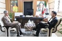 دیدار مدیر کل سازمان انتقال خون استان سمنان با دکتر دانایی سرپرست دانشگاه.
