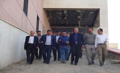 بازدید رئیس دانشگاه علوم پزشکی و خدمات بهداشتی درمانی کردستان از پروژه های زایشگاه و اورژانس جدید بیمارستان بوعلی شهرستان مریوان
