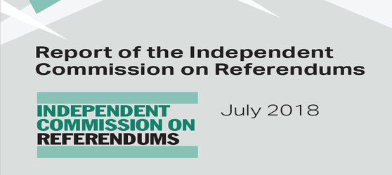 Independent Commission on Referendums calls for wholesale reform of the referendum process