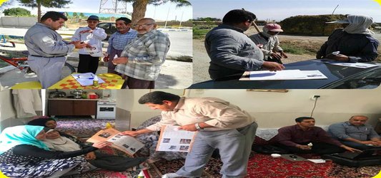 توزیع اسپری دافع حشرات در بین مردم ساکن در مناطق آلوده به سالک شهرستان دامغان