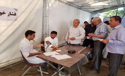 ارائه خدمات ۳۵۰ دانشجوی حوزه علوم پزشکی دانشگاه ازاداسلامی مشهد به زائرین امام رضا(ع) دردهه کرامت