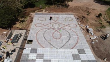 طراحی بزرگ‌ترین آبنمای کف خشک هارمونیک کشور