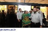 برگزاری مراسم گرداندن پرچم حرم امام رضا (ع) در بیمارستان شریعتی