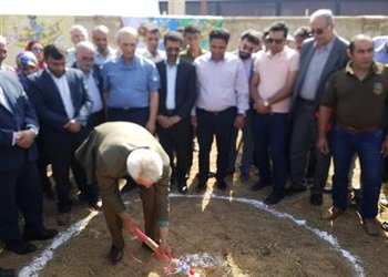 کلنگ زنی دو پروژه بهداشتی به همت خیرین در شهرستان بن