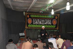 برگزاری مراسم عزاداری به مناسبت ایام شهادت حضرت فاطمه الزهرا (س) در مجتمع