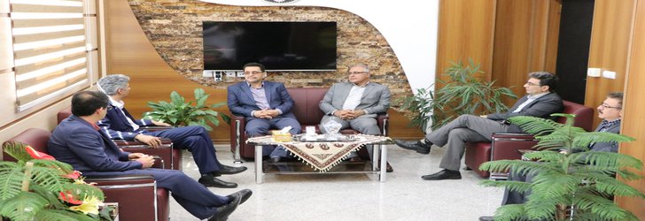 دیدار مدیر درمان بیمه تامین اجتماعی با دکتر دانایی سرپرست دانشگاه علوم پزشکی استان سمنان