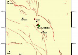 گزارش زمین‌لرزه 1 مردادماه 1396، جنوب سیرچ-کرمان
