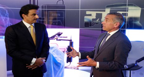 Emir of Qatar discusses health innovation during Imperial visit 