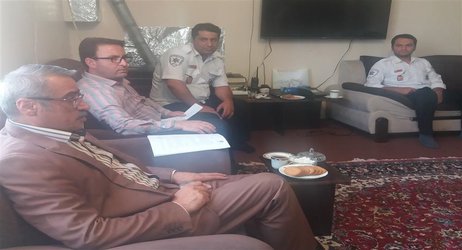 بازدید سرپرست شبکه بهداشت و درمان شهرستان گرمسار از اورژانس پیش بیمارستان ۱۱۵ این شهرستان