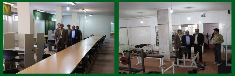 دکتر دانایی سرپرست دانشگاه از خوابگاه اندیشه بازدید نمود