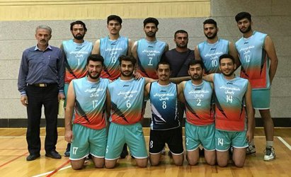 صعود تیم والیبال دانشجویی دانشگاه به رقابت های المپیاد ورزشی تبریز