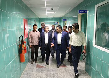 معاون درمان وزیر بهداشت از بیمارستان امام هادی (ع) شهرستان دیر بازدید کرد