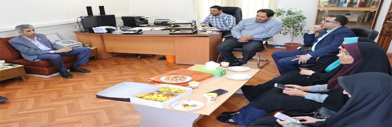 بازدید سرپرست دانشگاه علوم پزشکی استان سمنان از واحد خبر مرکز سمنان