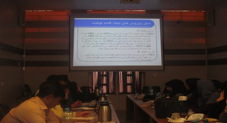 برگزاری برنامه آموزشی هپاتیت در شبکه بهداشت آرادان