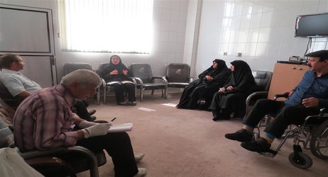 برگزاری برنامه آموزشی تغذیه دردوران سالمندی در مرکز شهدای سرخه