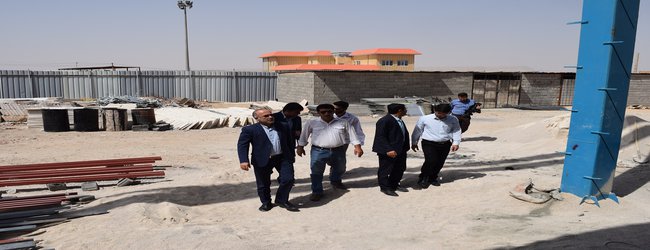 بازدید فرماندار شهرستان بهمئی از روند اجرایی پروژه بیمارستان ۳۲ تختخوابی شهر لیکک+ عکس