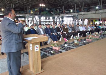 مراسم استانی " بیعت با شهیدان" در گلزار شهدا رشت برگزار شد