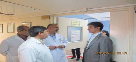 بازدید ریاست دانشگاه علوم پزشکی ایران از مرکز آموزشی و درمانی شهید مطهری