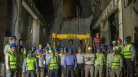 نصب موفق لاینر فلزی شفت فشار قائم نیروگاه "اوما اویا" در سریلانکا