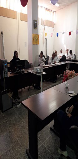 برگزاری کلاس آموزشی کرونا ویروس و مراقبت های آن دربیمارستان آل جلیل آق قلا