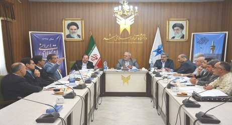 گزارش تصویری-برگزاری جلسه کمیسیون دائمی هیات امنای استان با حضور دکتر ملک نژاد