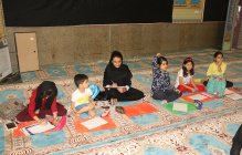 برگزاری مسابقات نقاشی ،با موضوع نماز، ویژه فرزندان استادان و کارکنان در دانشگاه آزاد اسلامی واحد تهران غرب