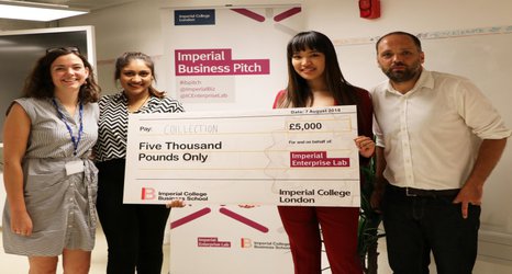 Student oil collection venture takes first prize in pitch competition