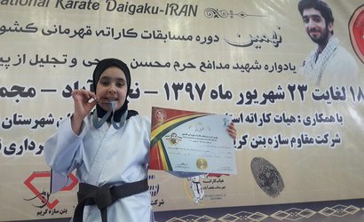 کسب مقام دوم و دریافت مدال نقره توسط ملیکا رضایی