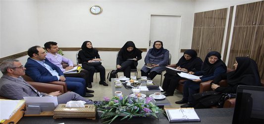 جلسه برون بخشی مرگ نوزادان و کودکان در شبکه بهداشت ودرمان شهرستان گرمسار