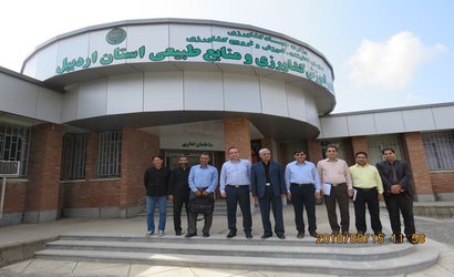 بازدید رئیس موسسه تحقیقات فنی و مهندسی از مرکز تحقیقات و آموزش کشاورزی و منابع طبیعی استان اردبیل