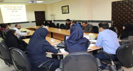اولین جلسه رابطین سلامت ادارات بندرگز در سال ۹۷