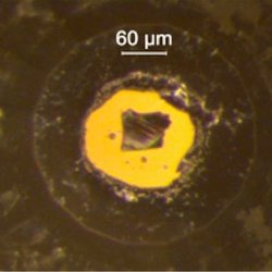 Experiments using Diamond Anvils Yield New Insight into the Deep Earth