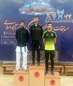 درخشش ورزشکاران دانشگاه آزاد اسلامی قم در مسابقات کشوری