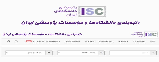 اعلام رتبه‌بندی دانشگاه های کشور در سال ۱۳۹۵-۱۳۹۶