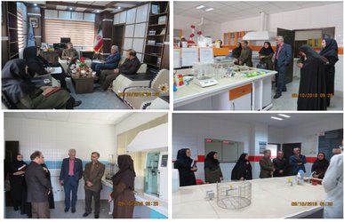 بازدید از آزمایشگاه کنترل مواد غذایی، آرایشی و بهداشتی معاونت غذا و دارو دانشگاه علوم پزشکی استان سمنان