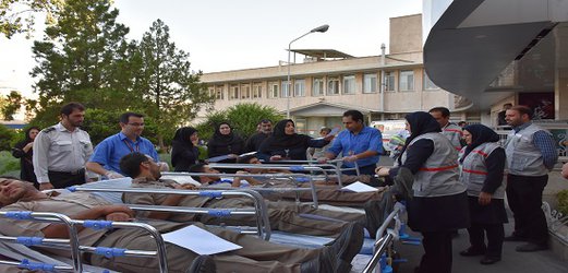 برنامه آموزشی در دو سطح" آموزش به کار کنان "و "آموزش به بیماران" در بیمارستان امام حسین (ع) انجام گردید