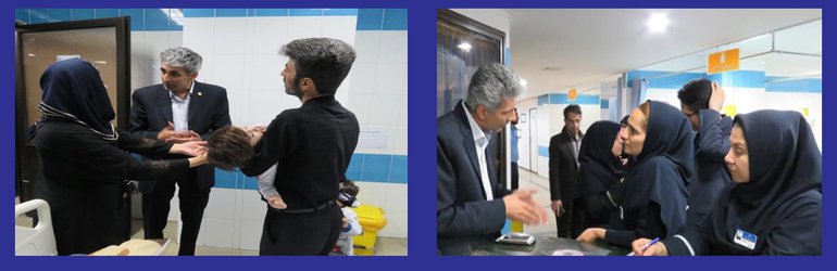 بازدید رئیس دانشگاه علوم پزشکی استان سمنان از مرکز آموزشی، پژوهشی و درمانی کوثر