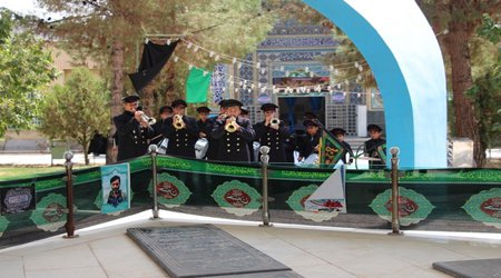 مراسم سوگواری سالار شهیدان در دانشگاه آزاد اسلامی نجف‌آباد