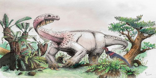 South Africa’s largest dinosaur upends theories of how four-legged walking began