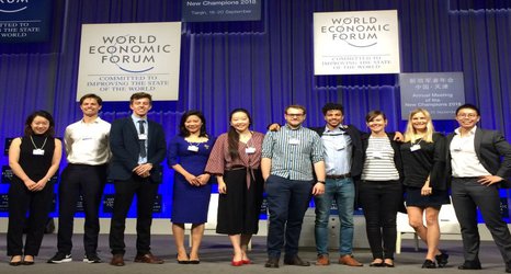 Student entrepreneurs take ideas to World Economic Forum in China