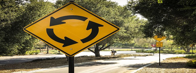 Stanford finishes fifth roundabout as construction continues on the sixth