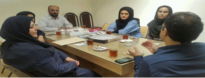 برگزاری جلسه گروه گفتار درمانی در دانشکده توانبخشی