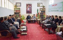 دیدار ریاست ، معاونین و کارکنان دانشگاه آزاد اسلامی واحد فیروزکوه با امام جمعه شهرستان