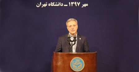 تاکید رئیس دانشگاه تهران بر ضرورت مشارکت دانشگاه‌ها در حل مسائل و چالش‌های کشور