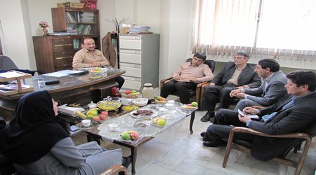 بازدید ریاست موسسه تحقیقات فنی و مهندسی کشاورزی از بخش تحقیقات فنی و مهندسی کشاورزی مرکز کرمان